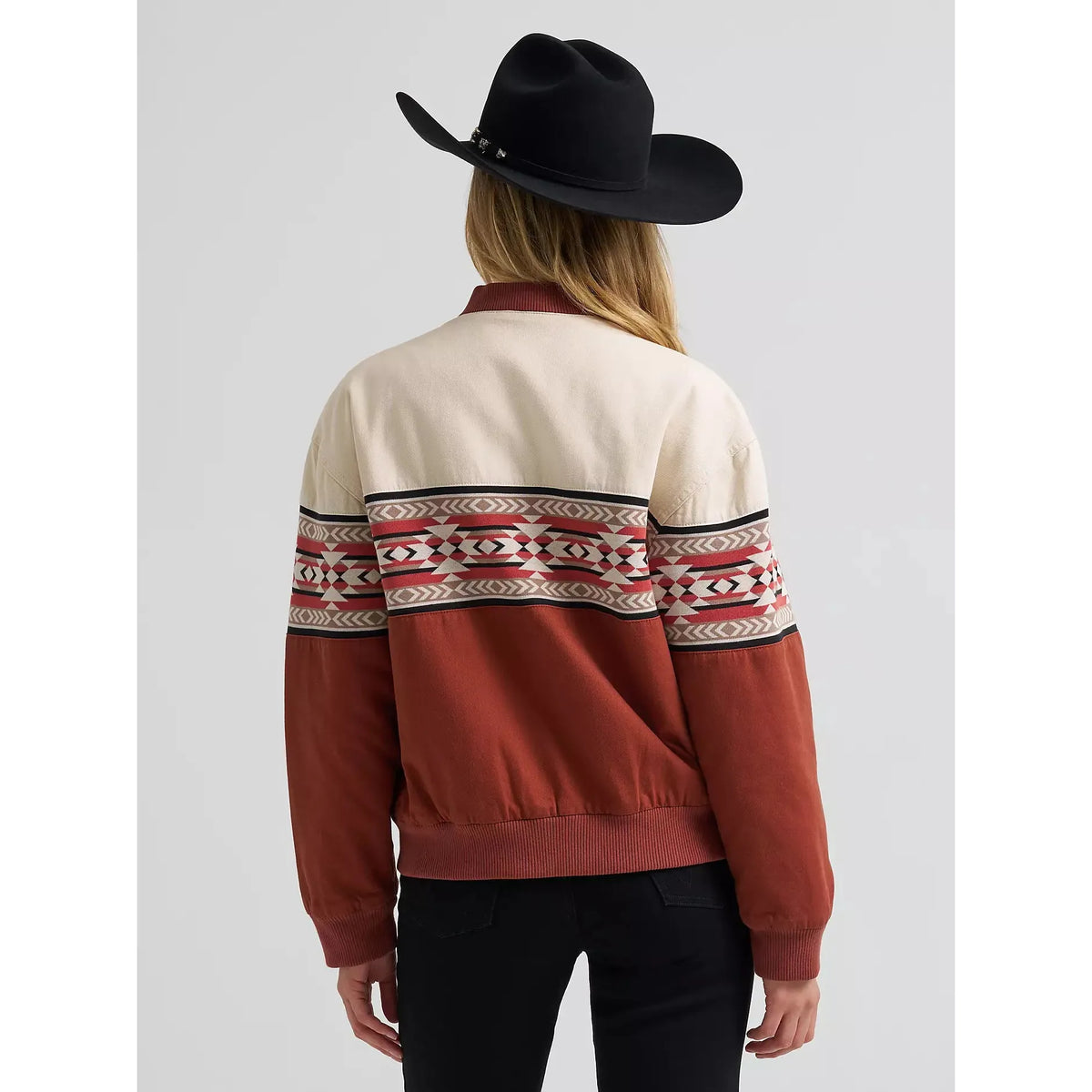 Wrangler Women's Checotah Bomber Jacket- Cream Slice