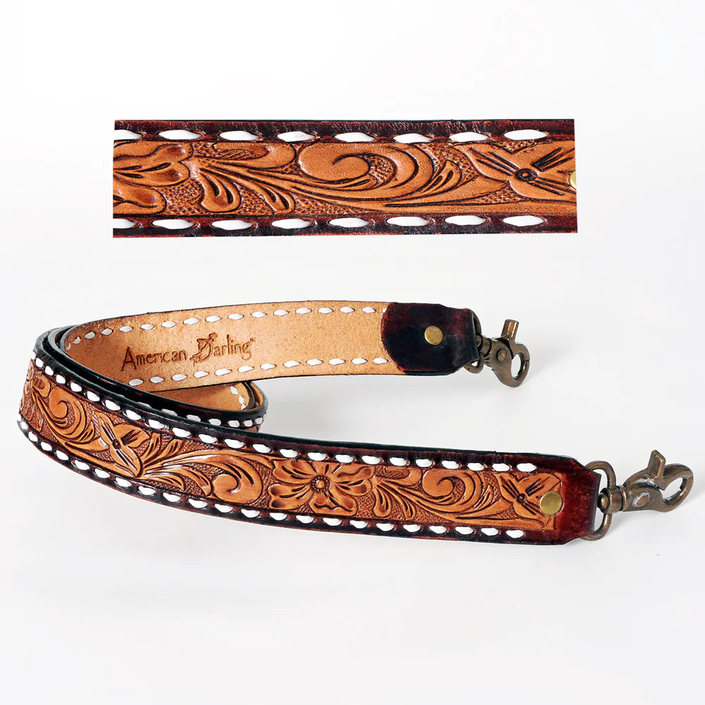 Brown purse strap cheap