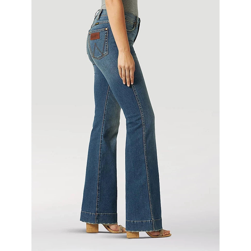 Wrangler Women's Retro Bailey High Rise Trouser Jeans - Shelby