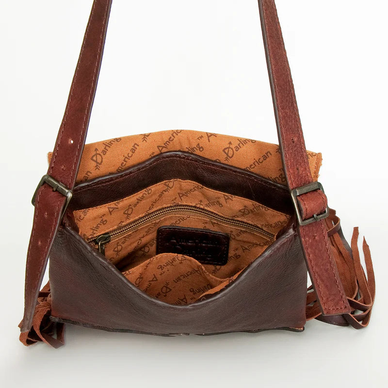 American Darling Crossbody Hair-On Genuine Western Leather Women Bag