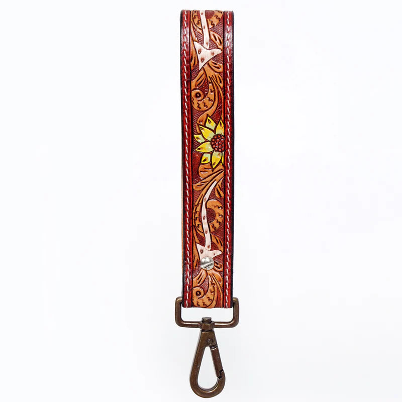 American Darling Genuine Leather Handle Strap For Wristlet Bags