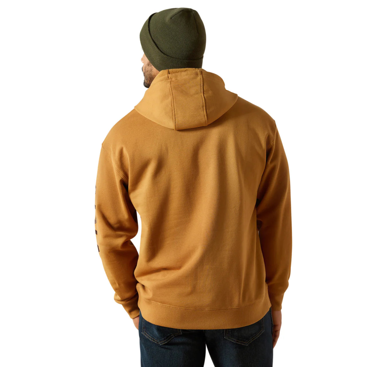 Ariat Men's Rebar Graphic Hoodie - Dijon / Mole