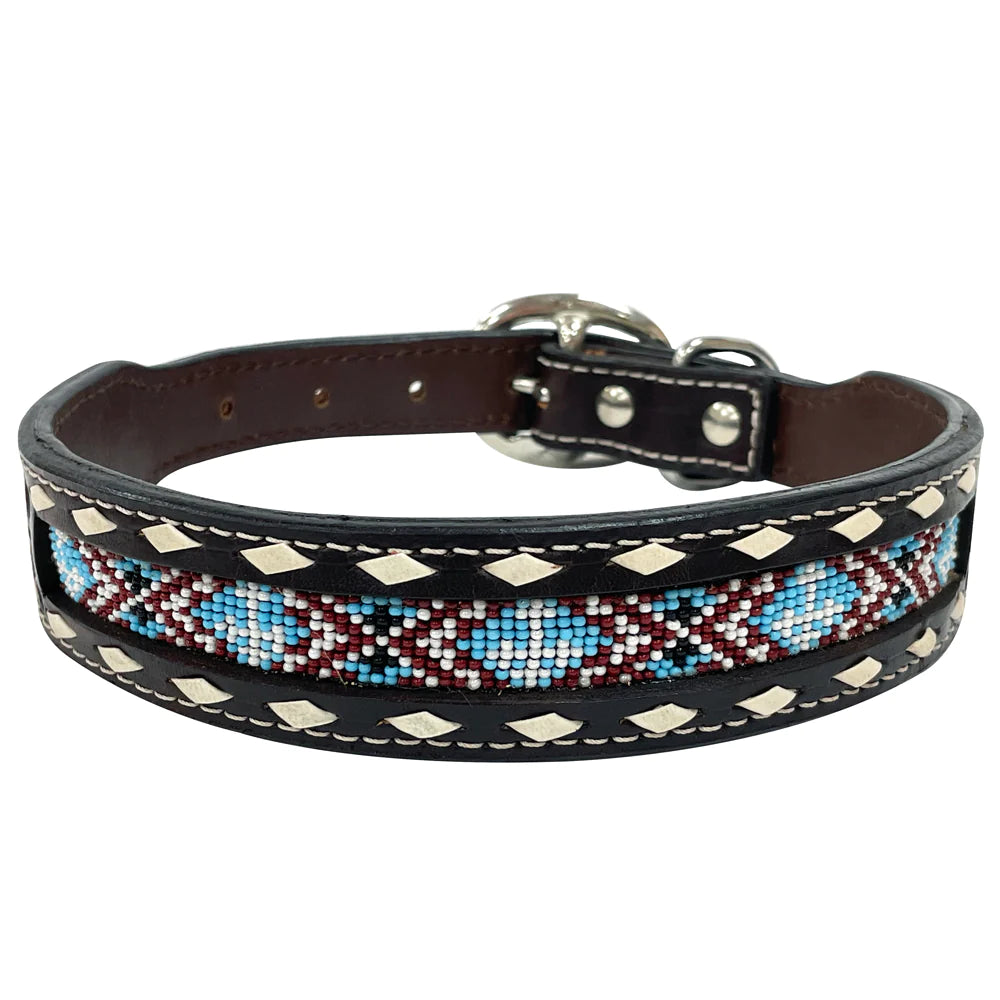 Native american beaded dog collars best sale