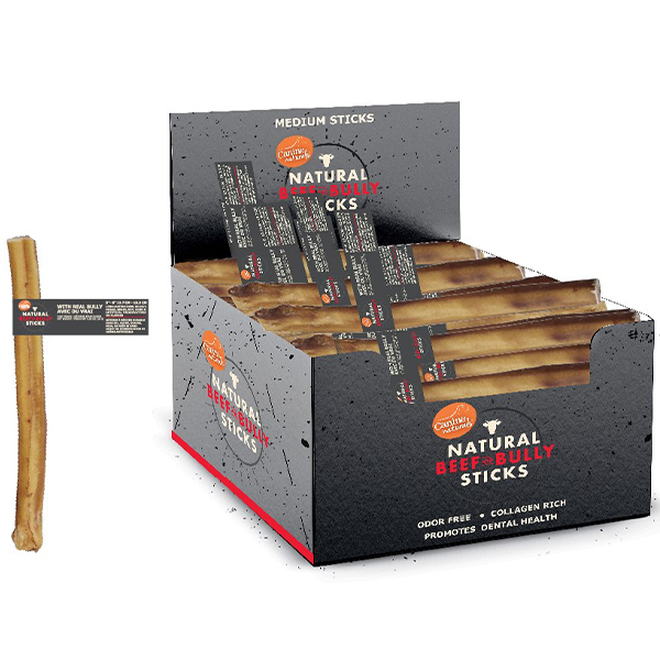 Canine Naturals Beef & Bully Sticks-Medium 5" Singles - Irvine Tack & Western Wear
