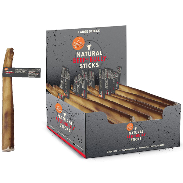 Canine Naturals Beef & Bully Sticks-Medium 10" Singles - Irvine Tack & Western Wear