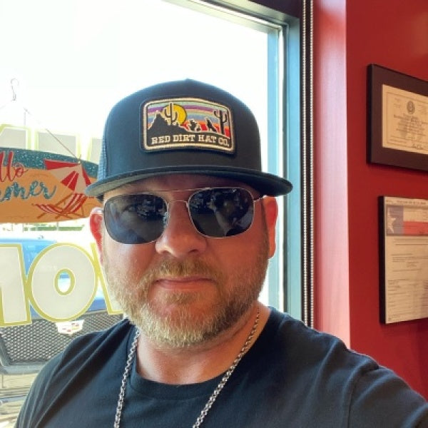 Red Dirt Hat Co Coyote Black/Black 5 Panel