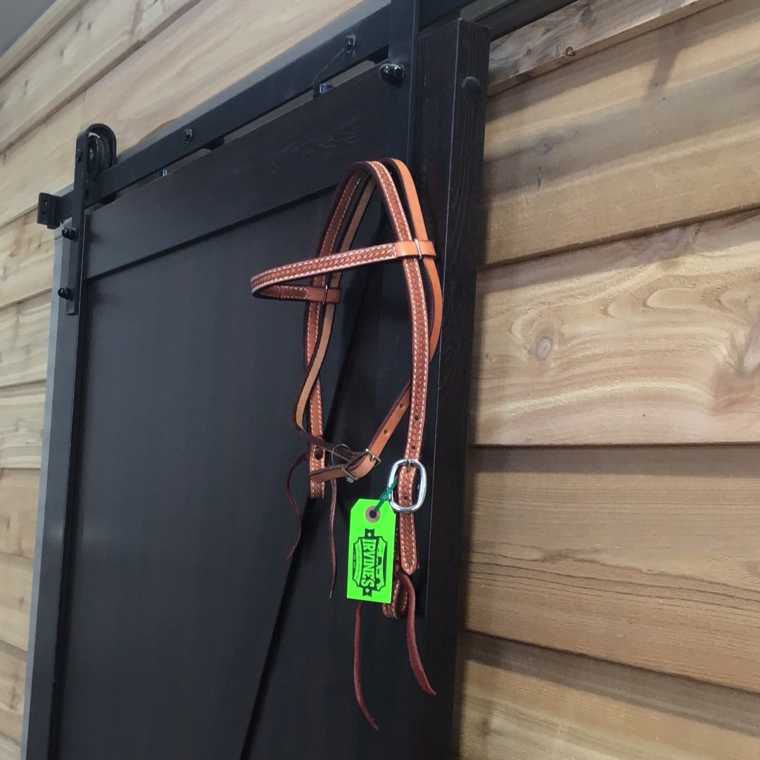 Irvine's Browband Headstall Basket/W Tie ends -Pony