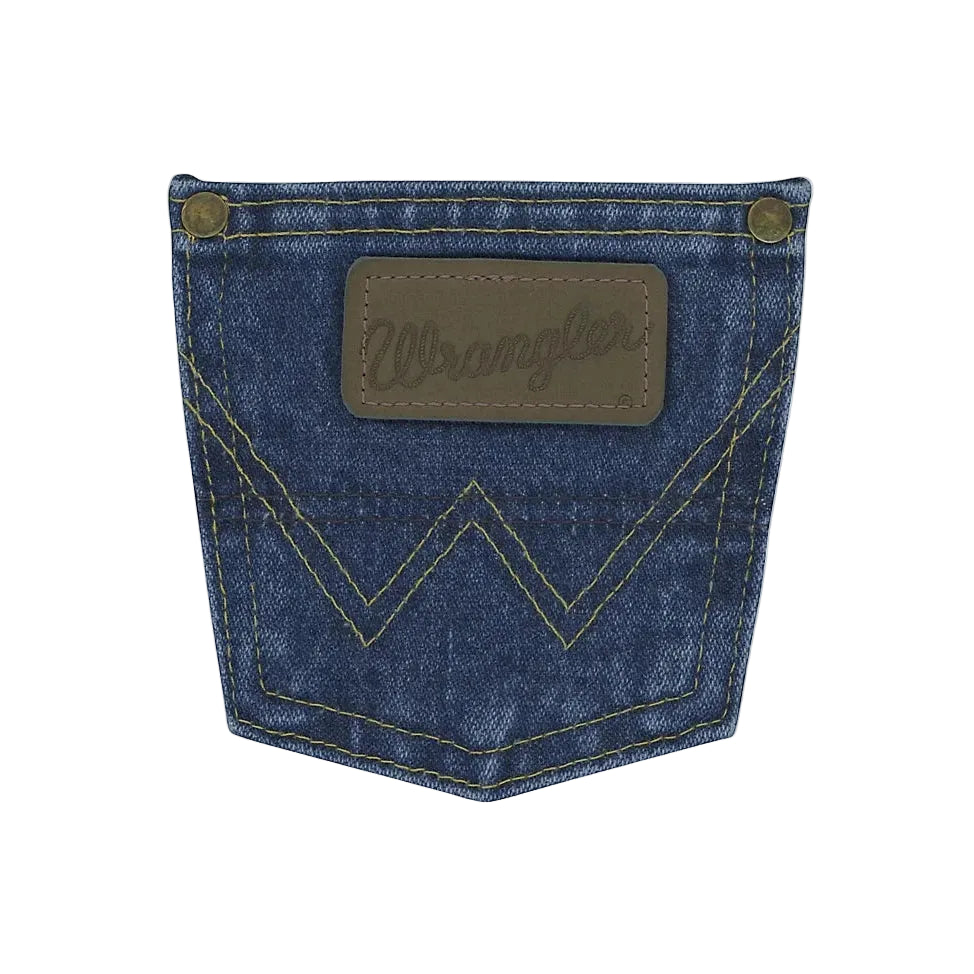 Wrangler Boy's George Strait Cowboy Cut Original Fit Jean - Heavyweight Stone Denim - Irvine Tack & Western Wear