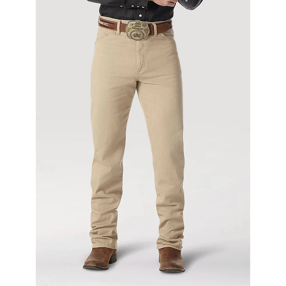 Wrangler Men's Cowboy Cut Original Fit Jeans - Prewashed Tan