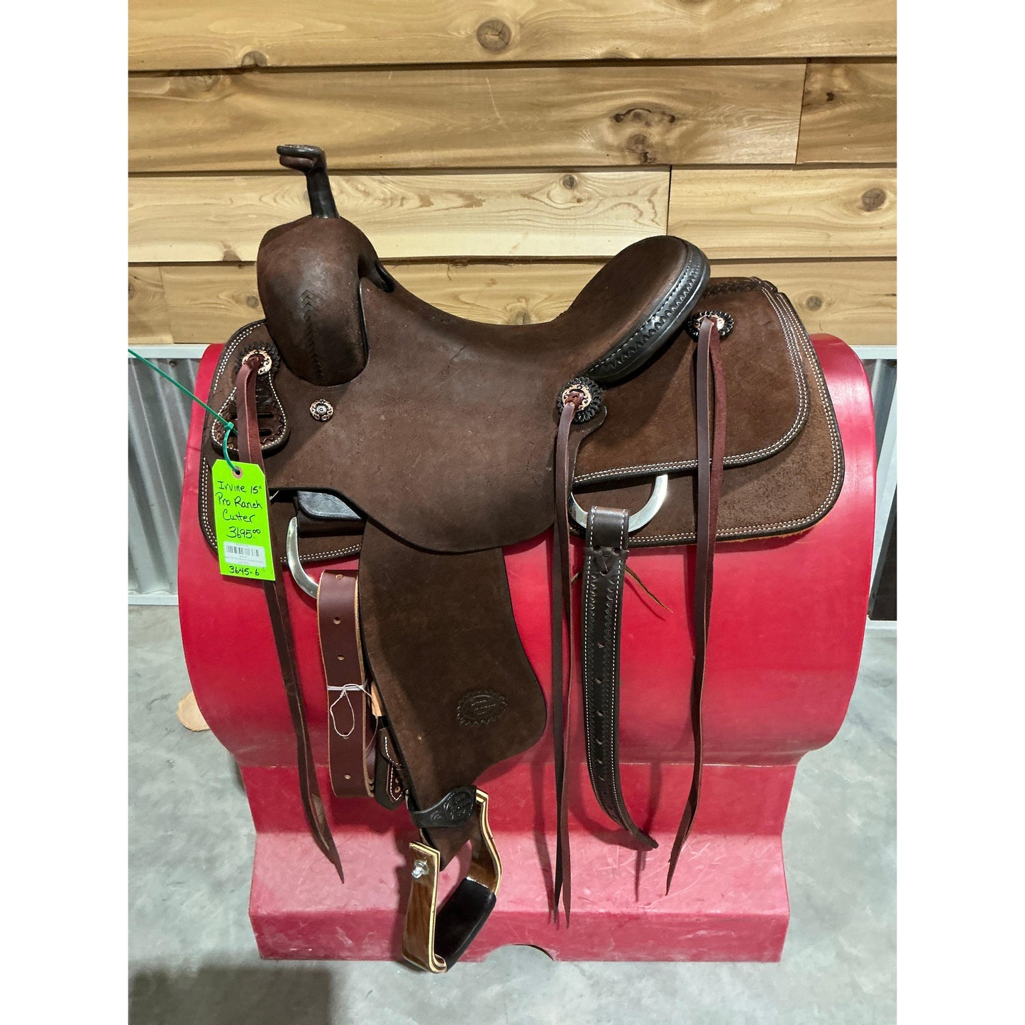 Irvine 15" Pro Ranch Cutter-Chocolate R/O - Irvine Tack & Western Wear