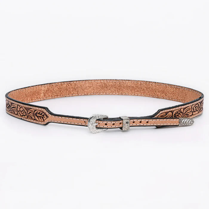 American Darling Hand Tooled Leather Hat Band