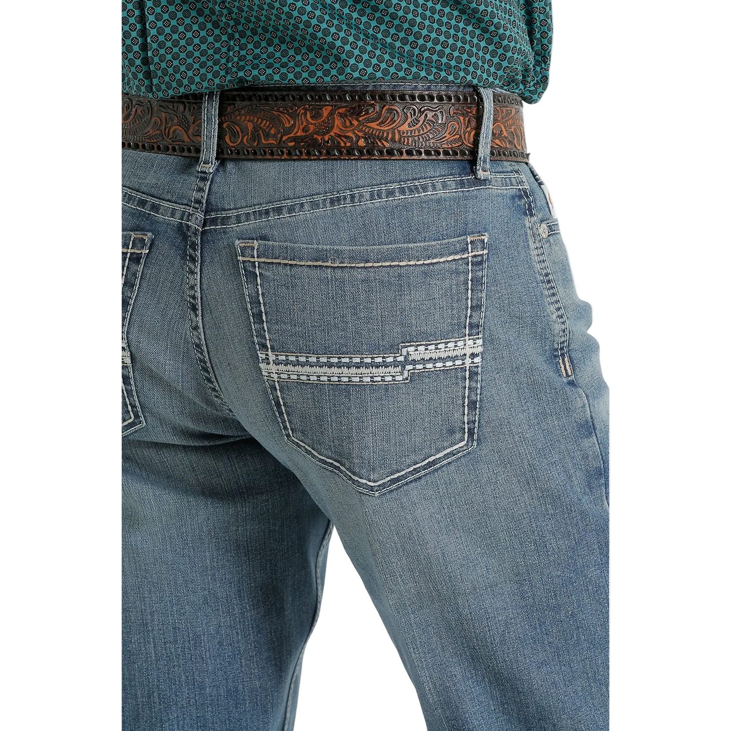 Cinch Men's Slim Fit Jesse Jeans - Light Stonewash - Irvine Tack & Western Wear