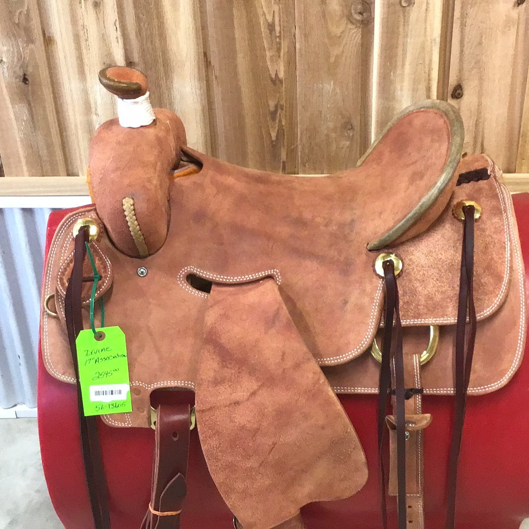 Irvine 17" Association Saddle - Post Horn