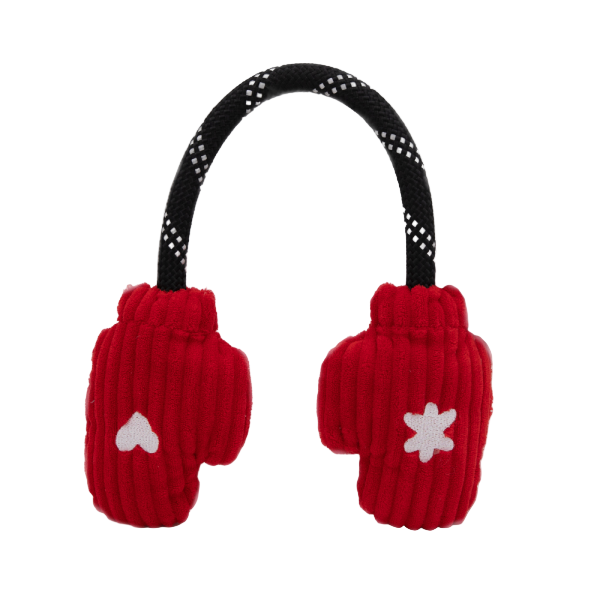 Zippy Paws Holiday Rope Tugz-Mittens