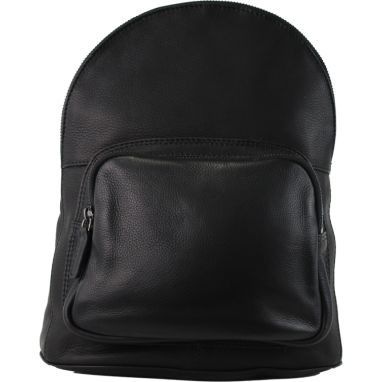 Rugged Earth Women's Leather Backpack - Black