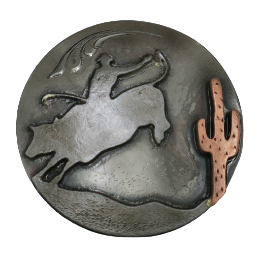 Angus Silversmiths Concho Set of 6 -AU61