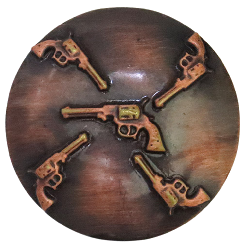 Angus Silversmiths Concho Set of 6 -C158