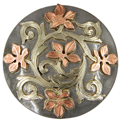 Angus Silversmiths Concho Set of 6 -AC310