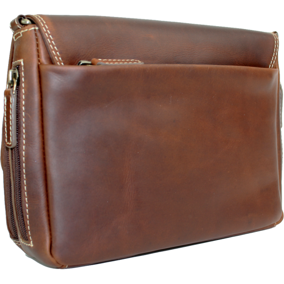 Rugged Earth Leather Concealed Weapons Bag