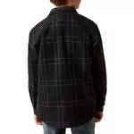 Ariat Boy's Retro Shirt Jacket- Charcoal Plaid