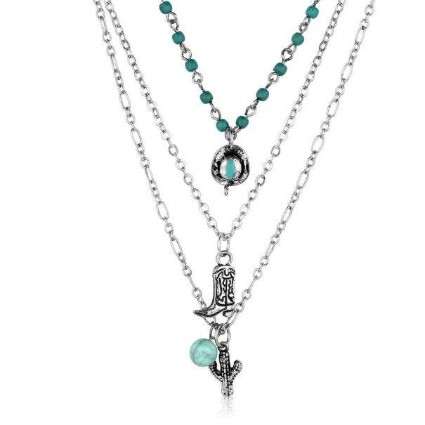 Montana Silversmiths Layers of the West Necklace - Irvine Tack & Western Wear