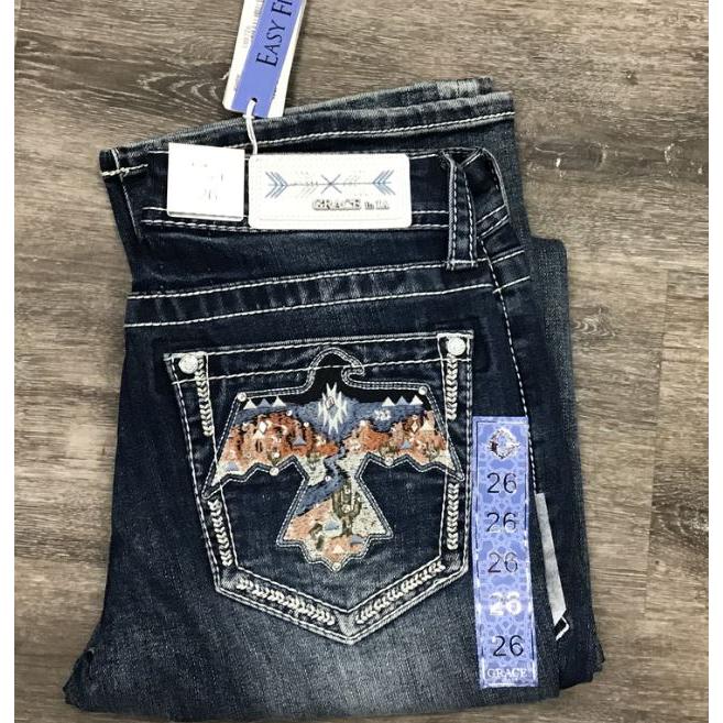 Grace in LA Women's Bootcut Jeans - Eagle