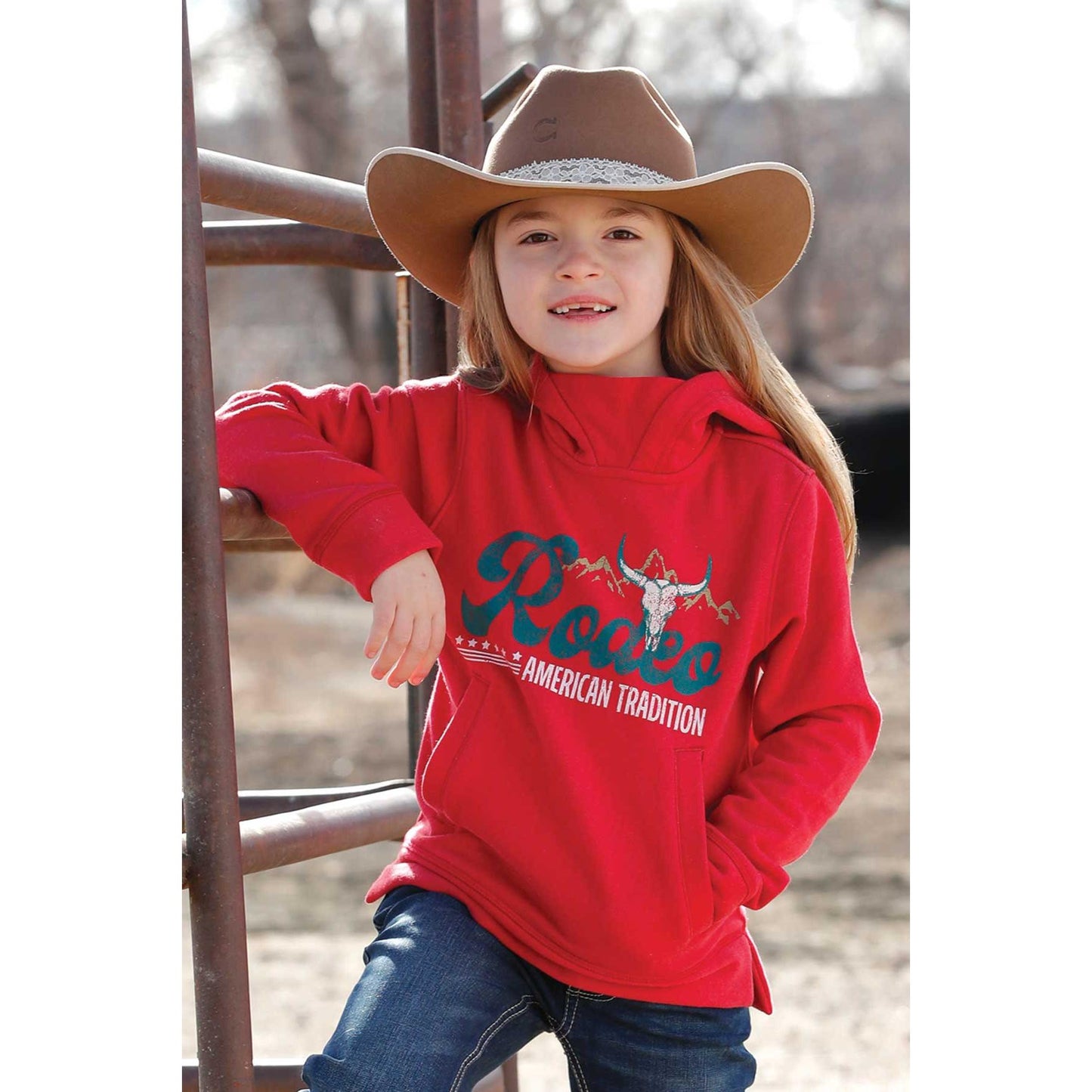 Cinch Girl's Long Sleeve Hoodie-