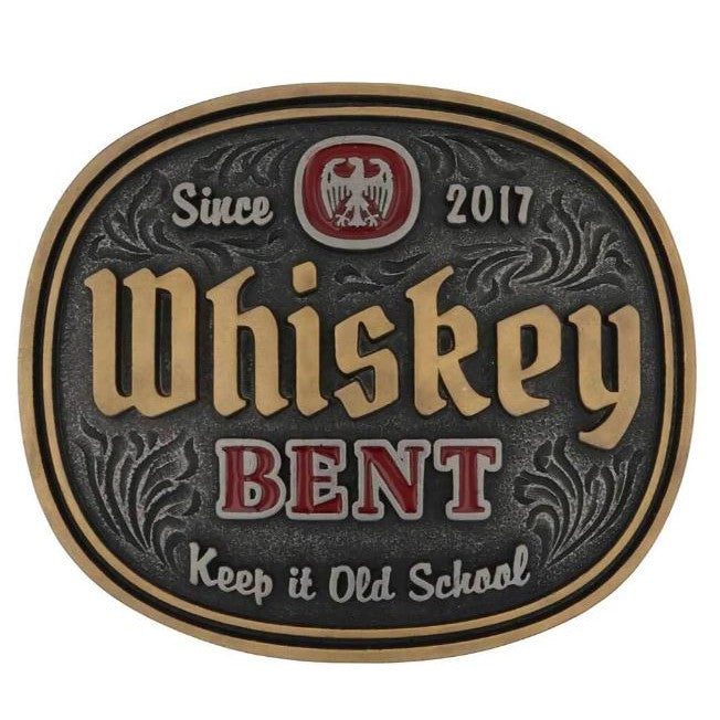 Montana Keep It Old School Whiskey Bent Buckle
