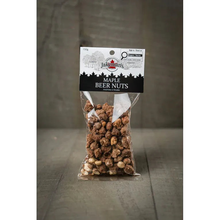 Jakeman's Maple Beer Nuts- 150g