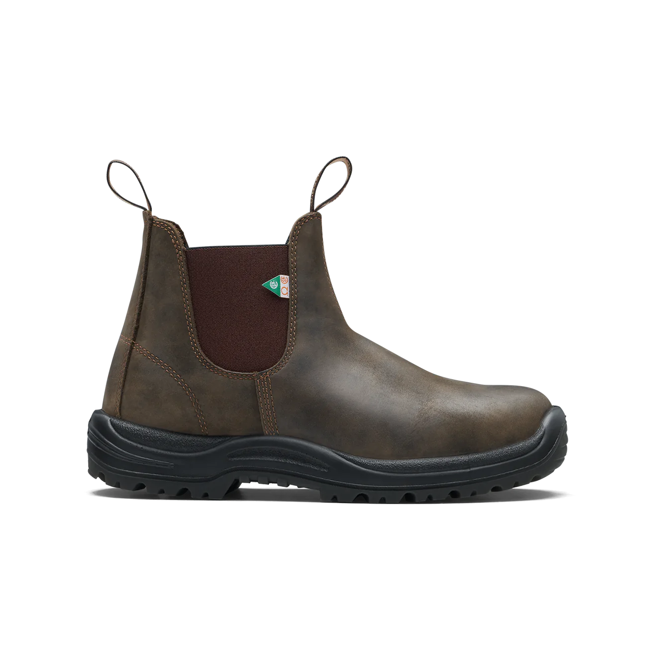 Blundstone Work & Safety #180 Boots - Waxy Rustic Brown - Irvine Tack & Western Wear