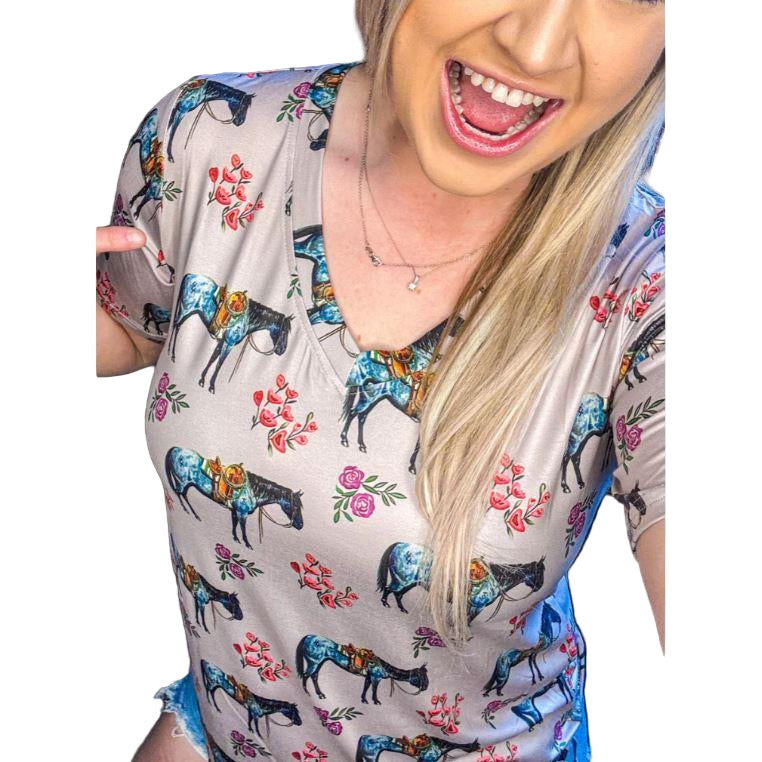 Sterling Kreek Women's Short Sleeve Old Town Road Shirt