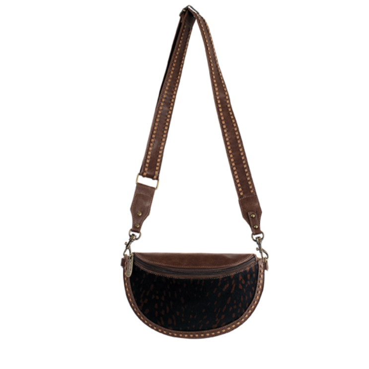 Justin Women's Brindle Hair On Mini Sling Pouch