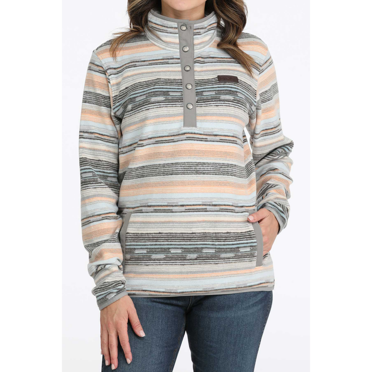 Cinch Women's Polar Fleece Sweater- Multi