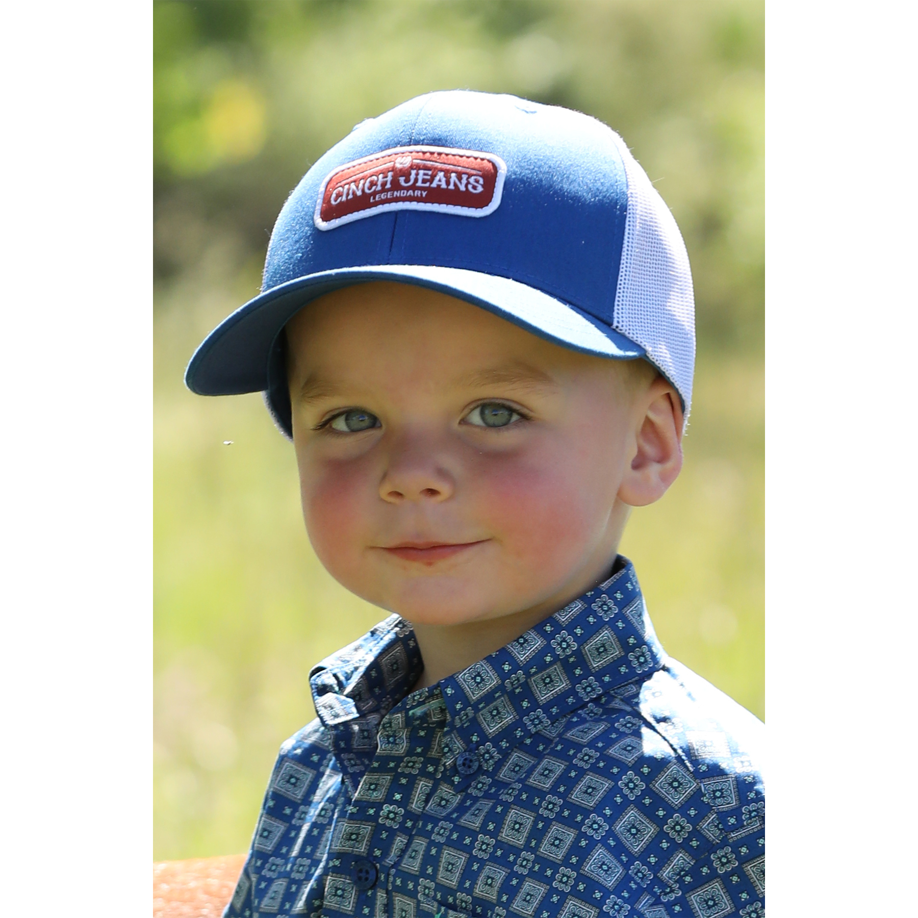 Cinch Boy's Trucker Cap Royal Blue