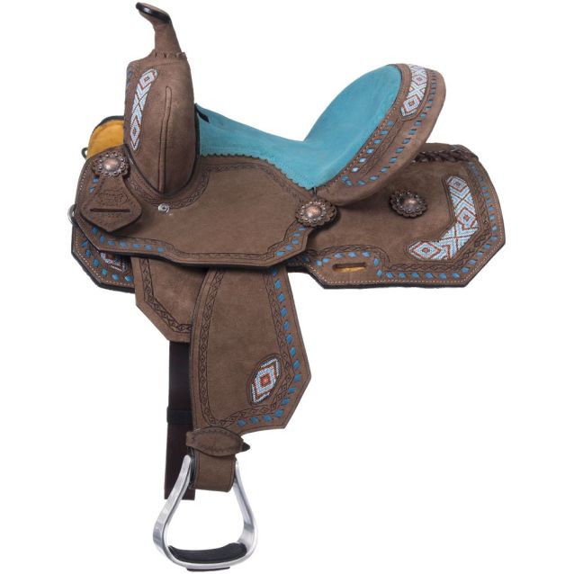 Silver Royal Youth Sonora Barrel Saddle