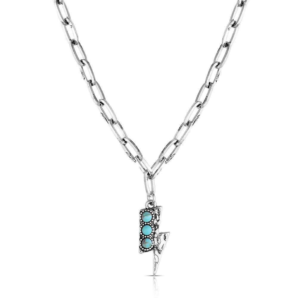 Montana Silversmiths Desert Lightning Turquoise Necklace