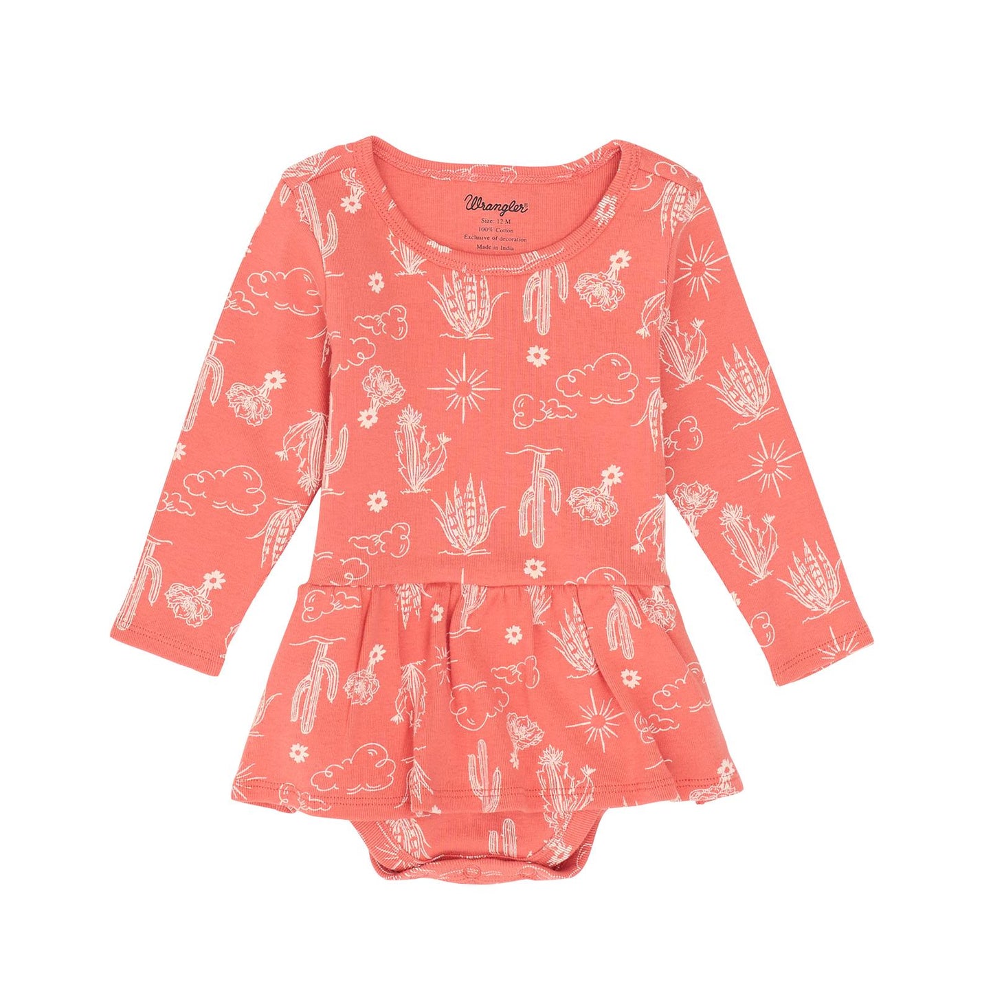 Wrangler Baby Girl Bodysuit - Coral