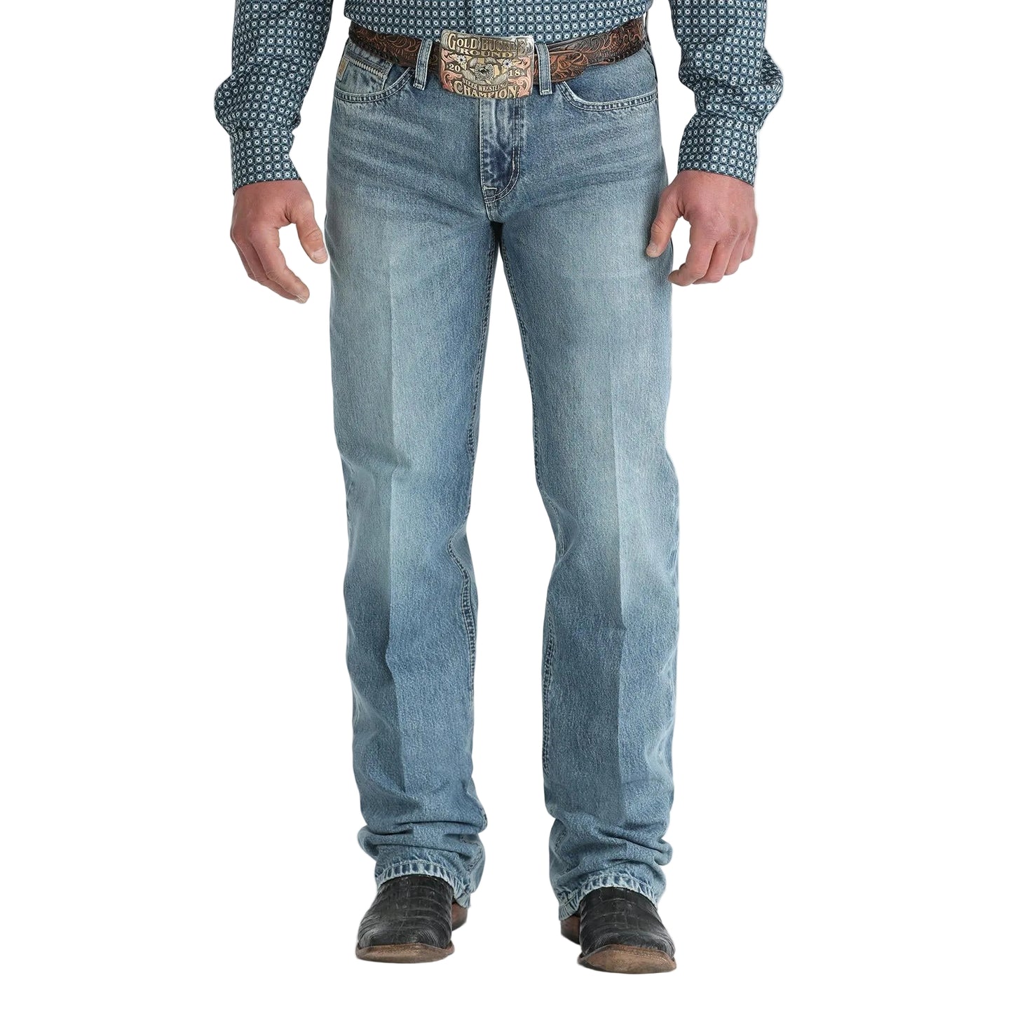 Cinch Men's Grant Relaxed Fit Jeans- Light Stone Wash - Irvine Tack & Western Wear
