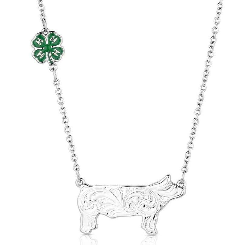 Montana Silversmiths 4H Pig Showman Necklace