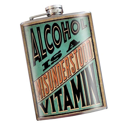 Lucky Jack A Misunderstood Vitamin Flask-8 oz