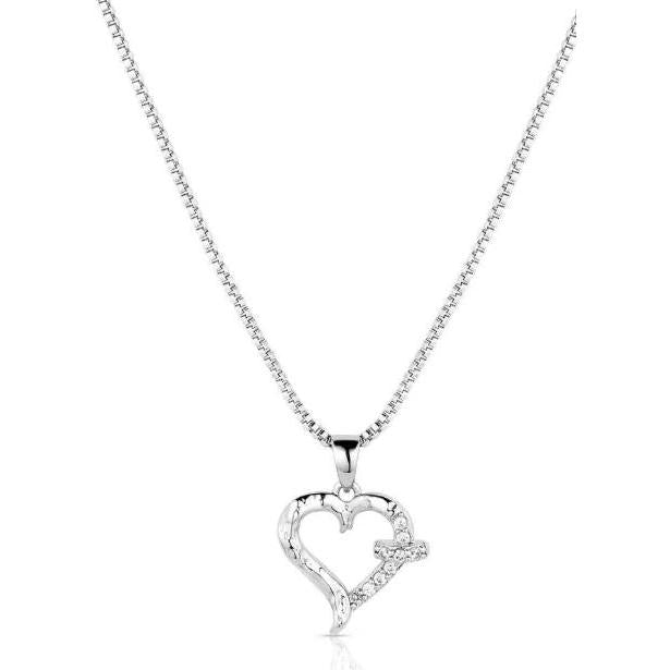 Montana Silversmiths With Love Heart Necklace