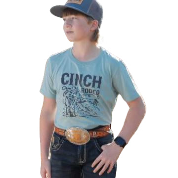 Cinch Boy's Short Sleeve Tee Shirt - Green