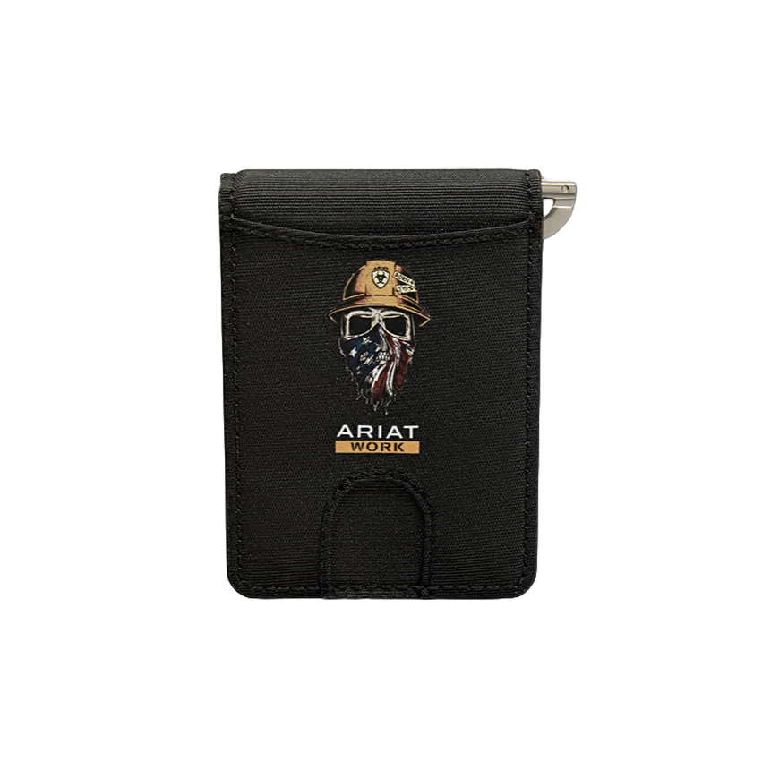 Ariat Work Bifold Bifold Money Clip- Black - Irvine Tack & Western Wear