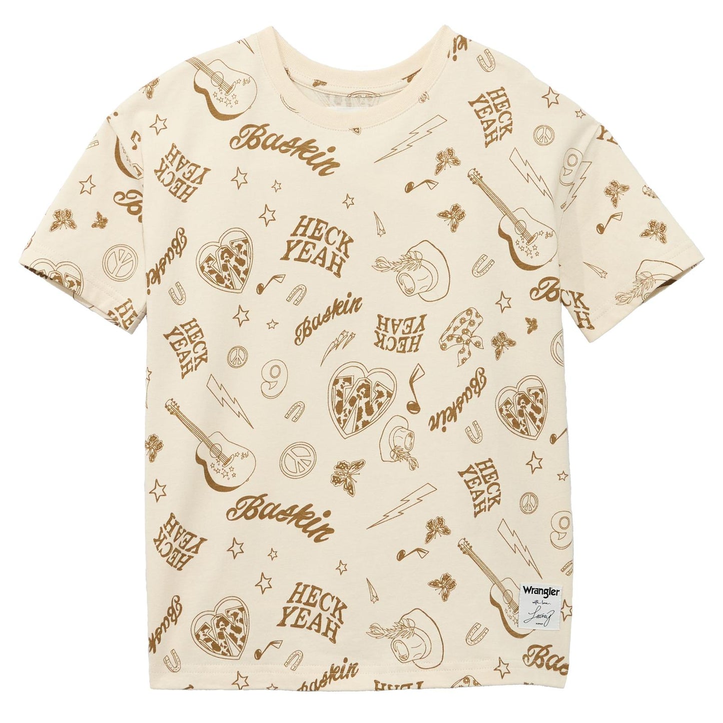 Wrangler Girl's Lainey Wilson Life Short Sleeve Tee Shirt