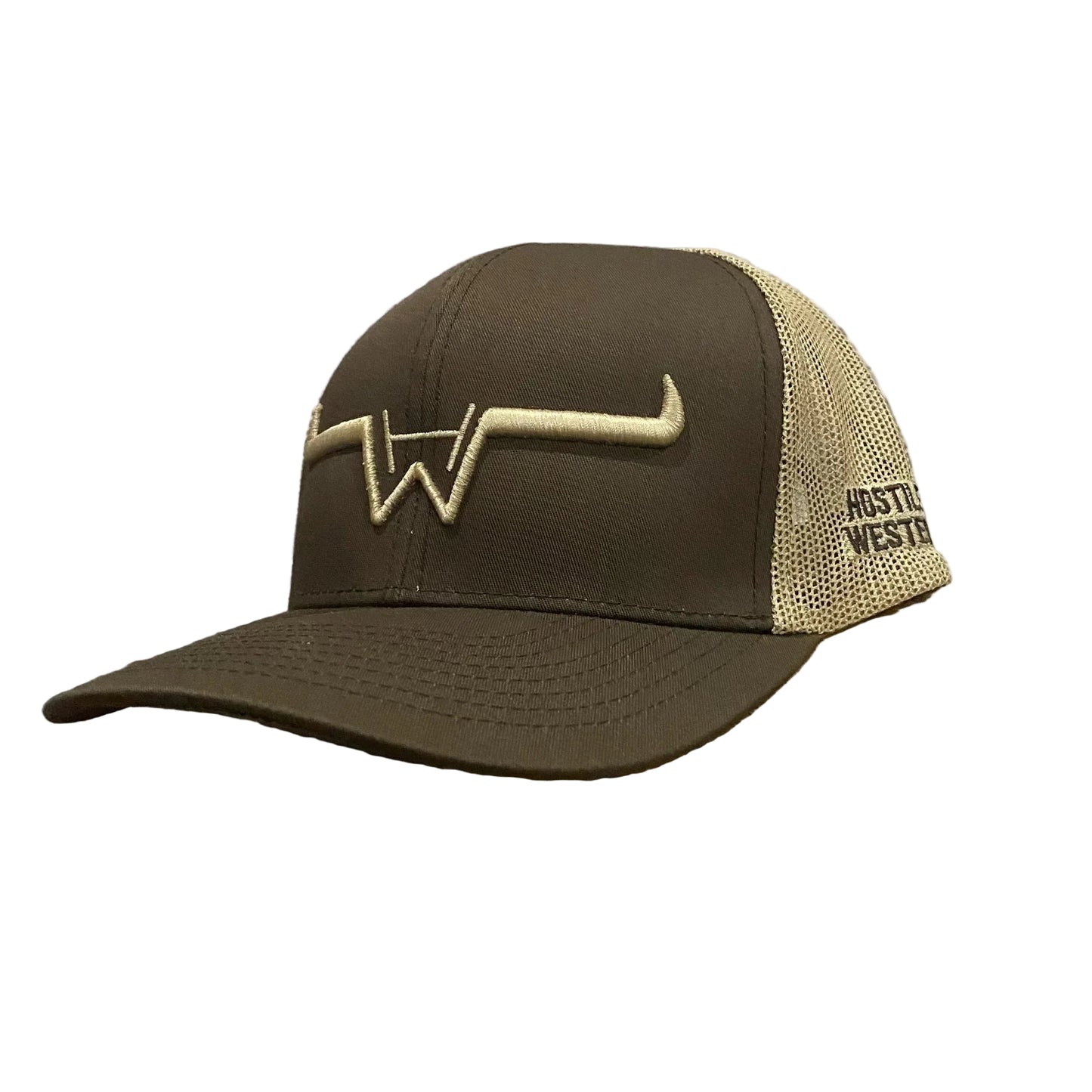Hostile Western Snapback Cap- Brown/Khaki