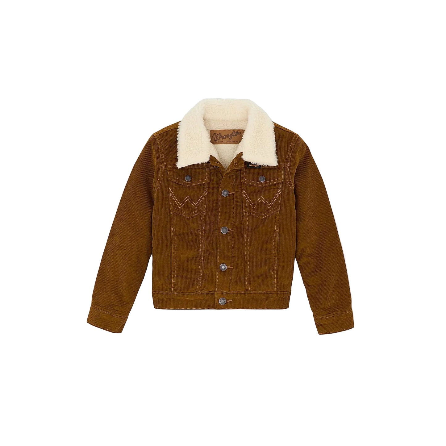 Wrangler Boy's Long Sleeve Sherpa Lined Corduroy Jacket - Monks Robe