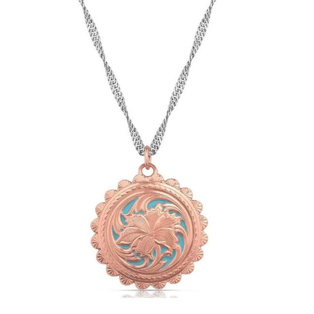 Montana Silversmiths Emma's Sunlight Necklace- Rose Gold