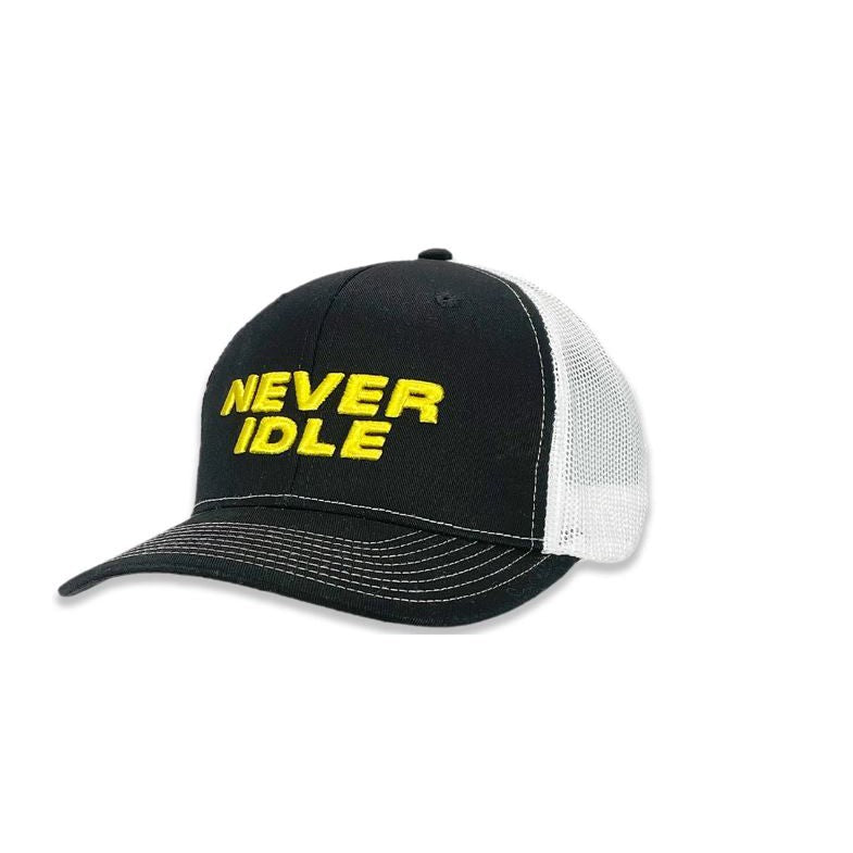 John Deere Never Idle Cap- Black/Whitre