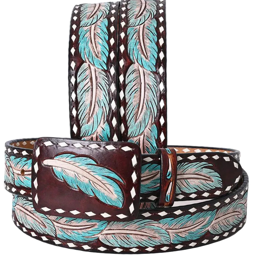 American Darling Unisex Leather Belt