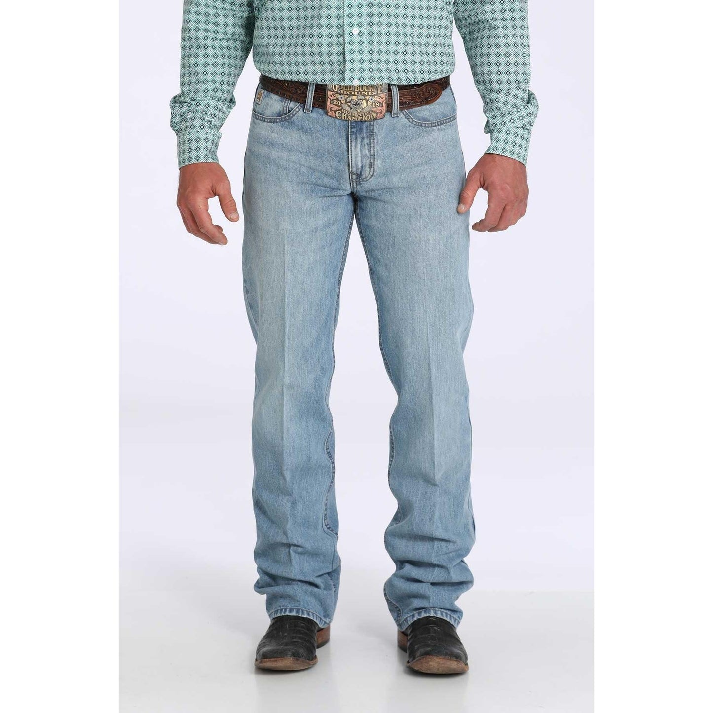 Cinch Men's Relaxed Fit Grant Jeans - Light Stone